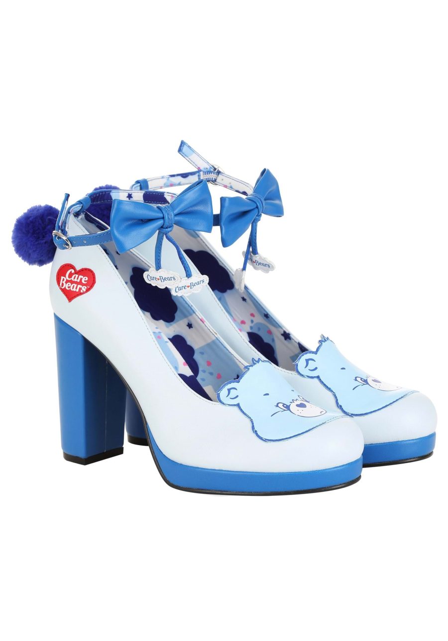 Women's Care Bears Grumpy Bear Ankle Strap Heels