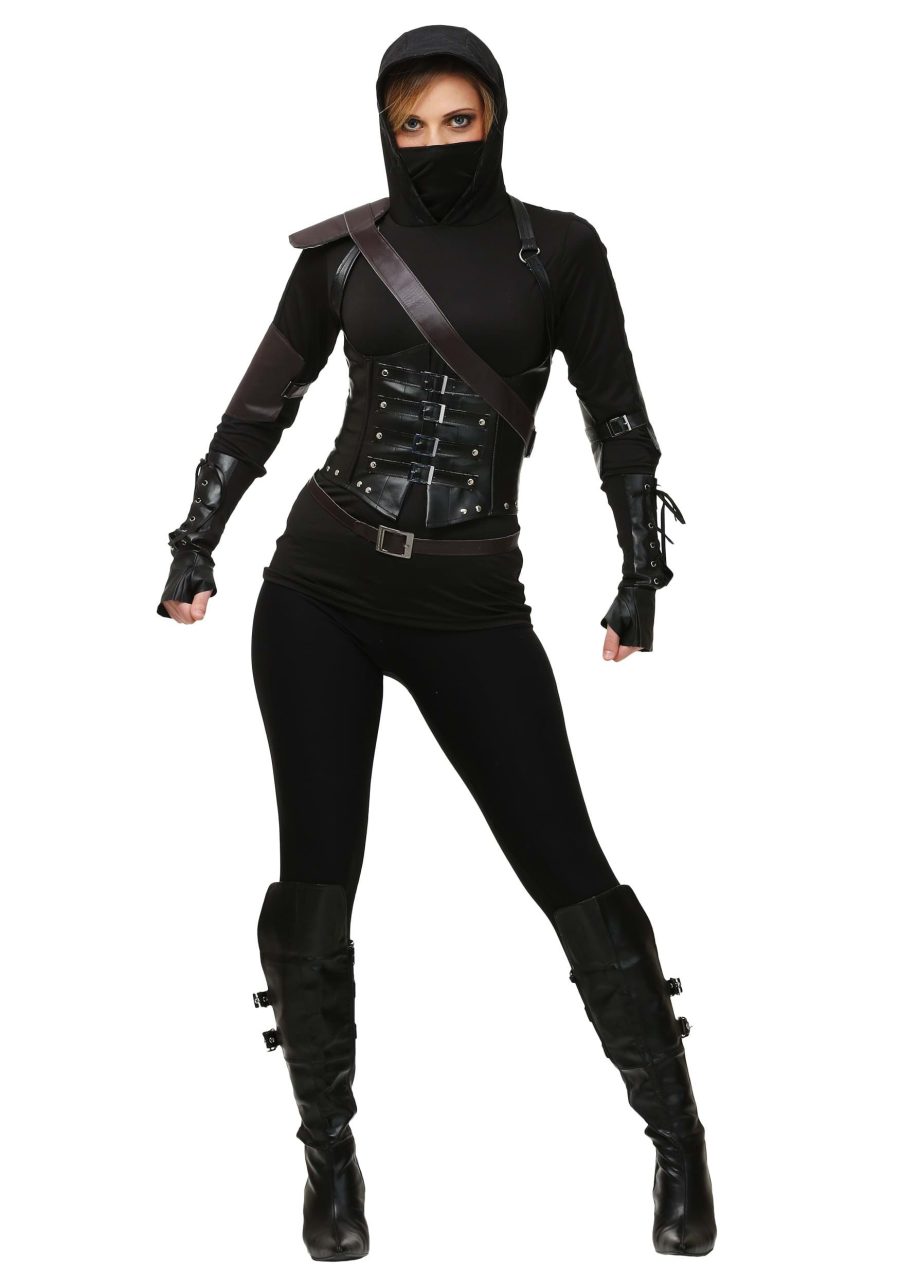 Women's Dark Shadow Ninja Assassin Costume