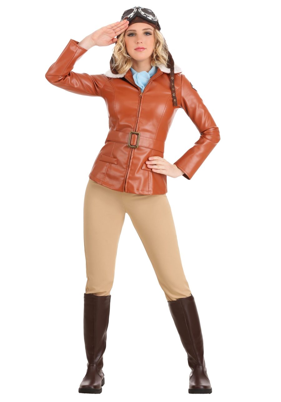 Women's Deluxe Amelia Earhart Costume