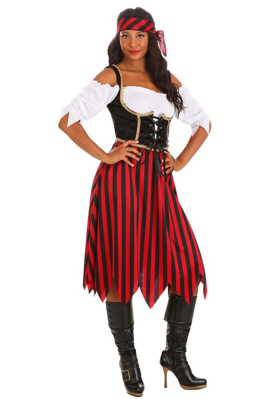 Women's Deluxe Pirate Maiden Costume