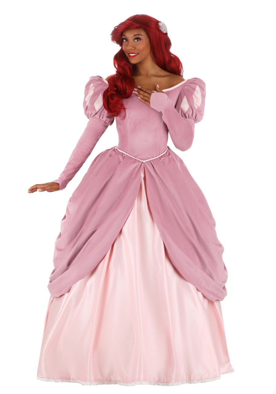 Women's Disney Little Mermaid Pink Dress Ariel Costume