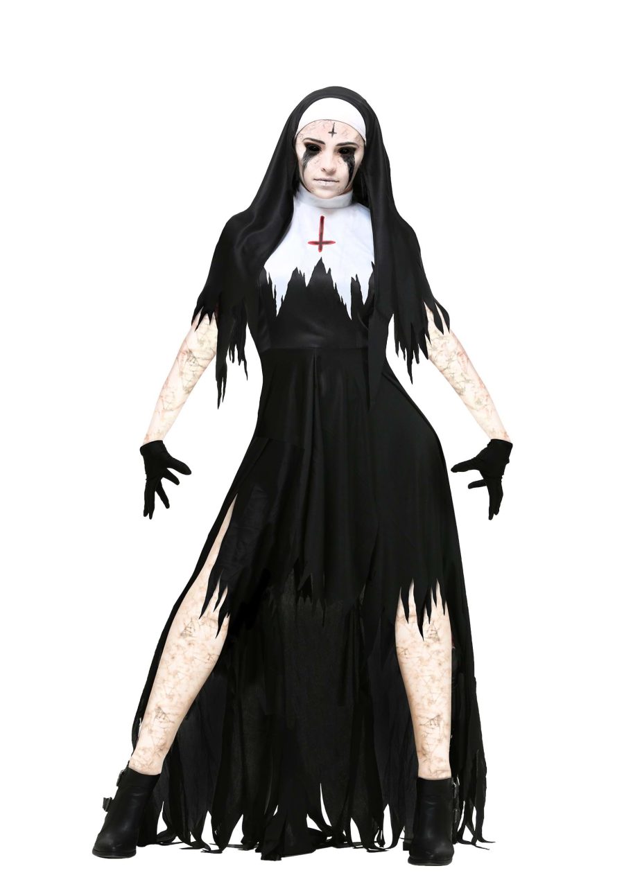 Women's Dreadful Nun Costume