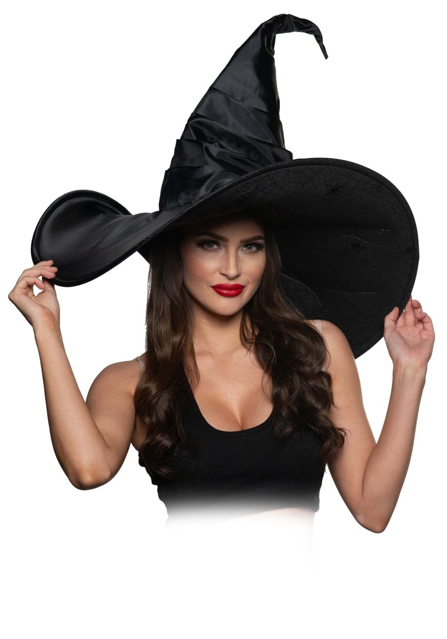 Women's Jumbo Curved Costume Witch Hat