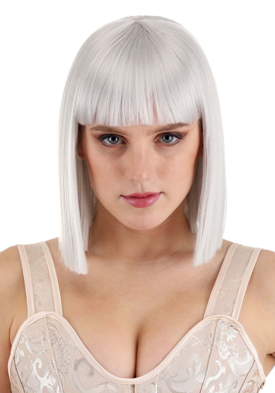 Women's Light Gray Bob Wig