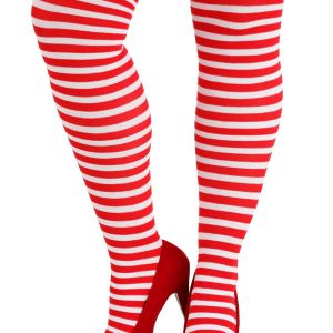 Women's Plus Size Candy Stripe Tights