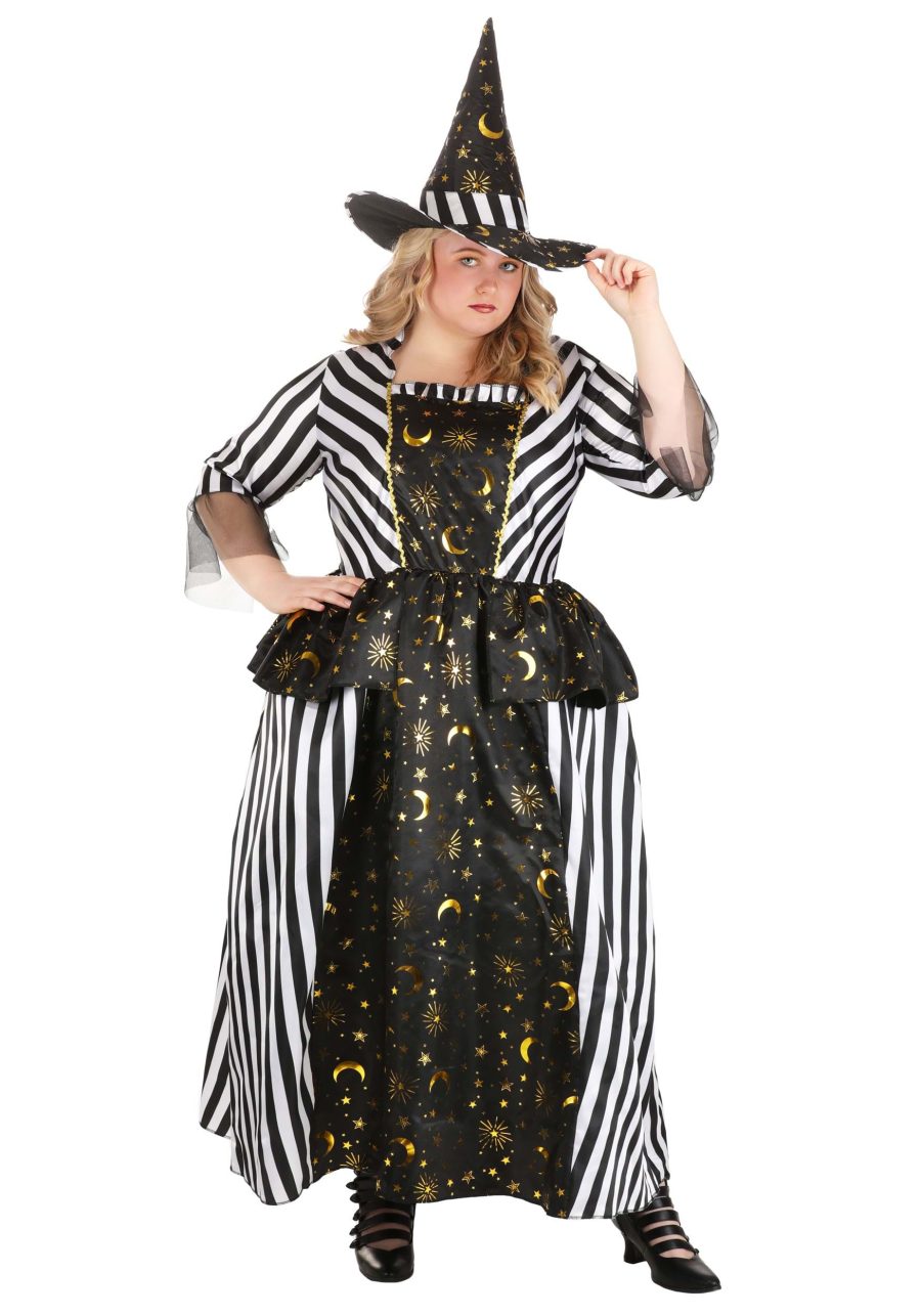 Women's Plus Size Rococo Witch Costume Dress