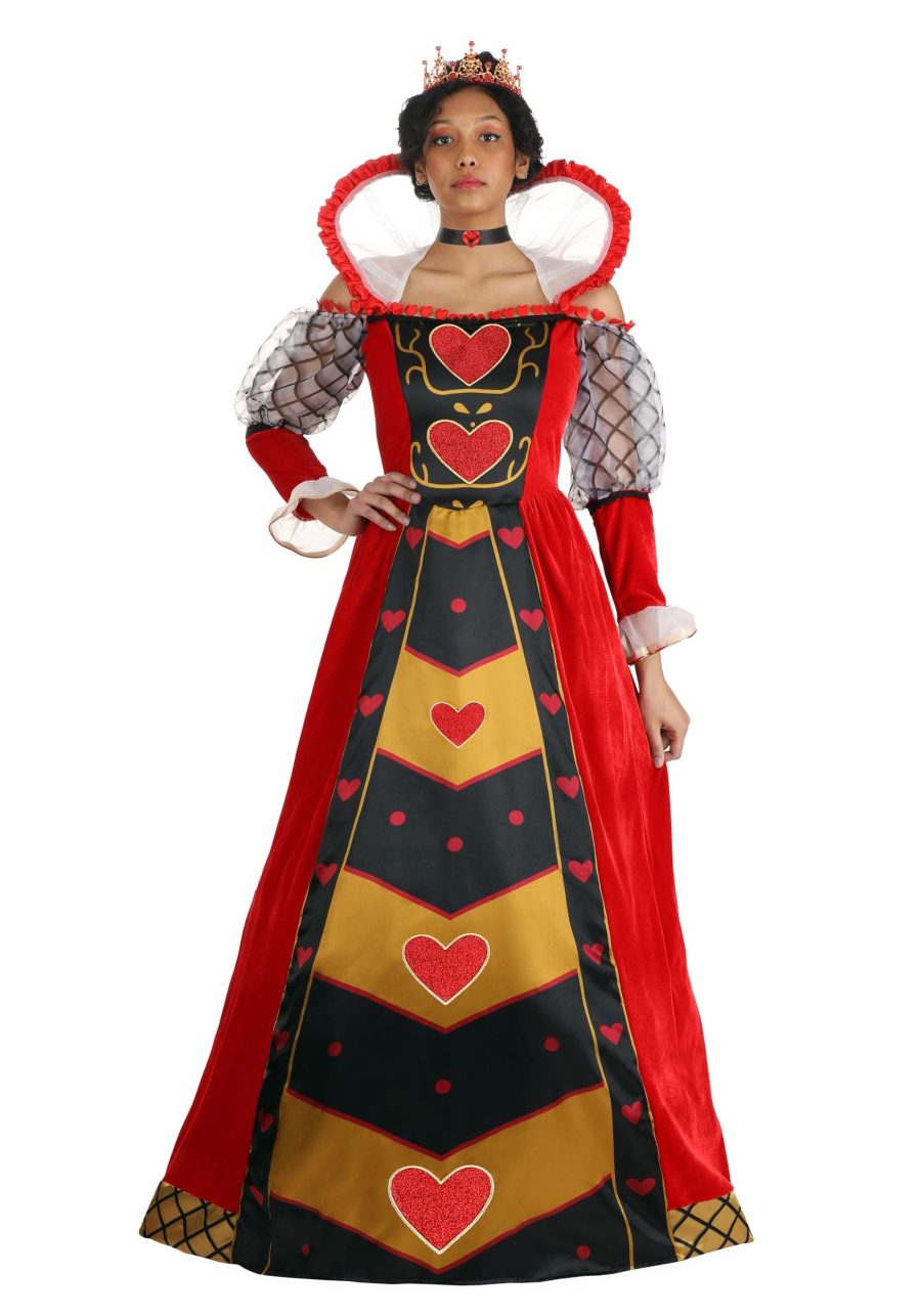 Women's Premium Queen of Hearts Costume