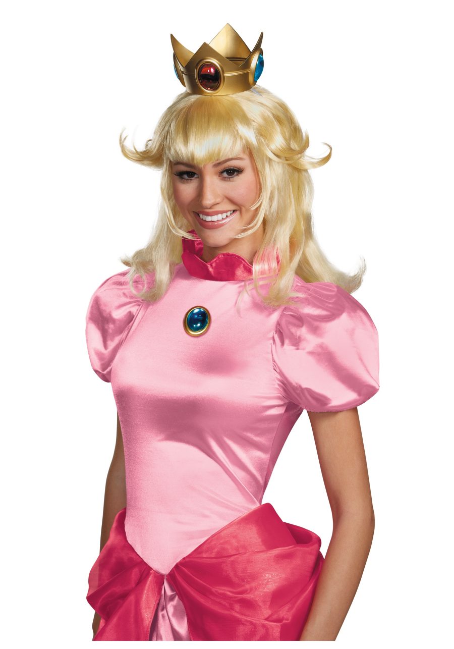 Women's Princess Peach Costume Wig