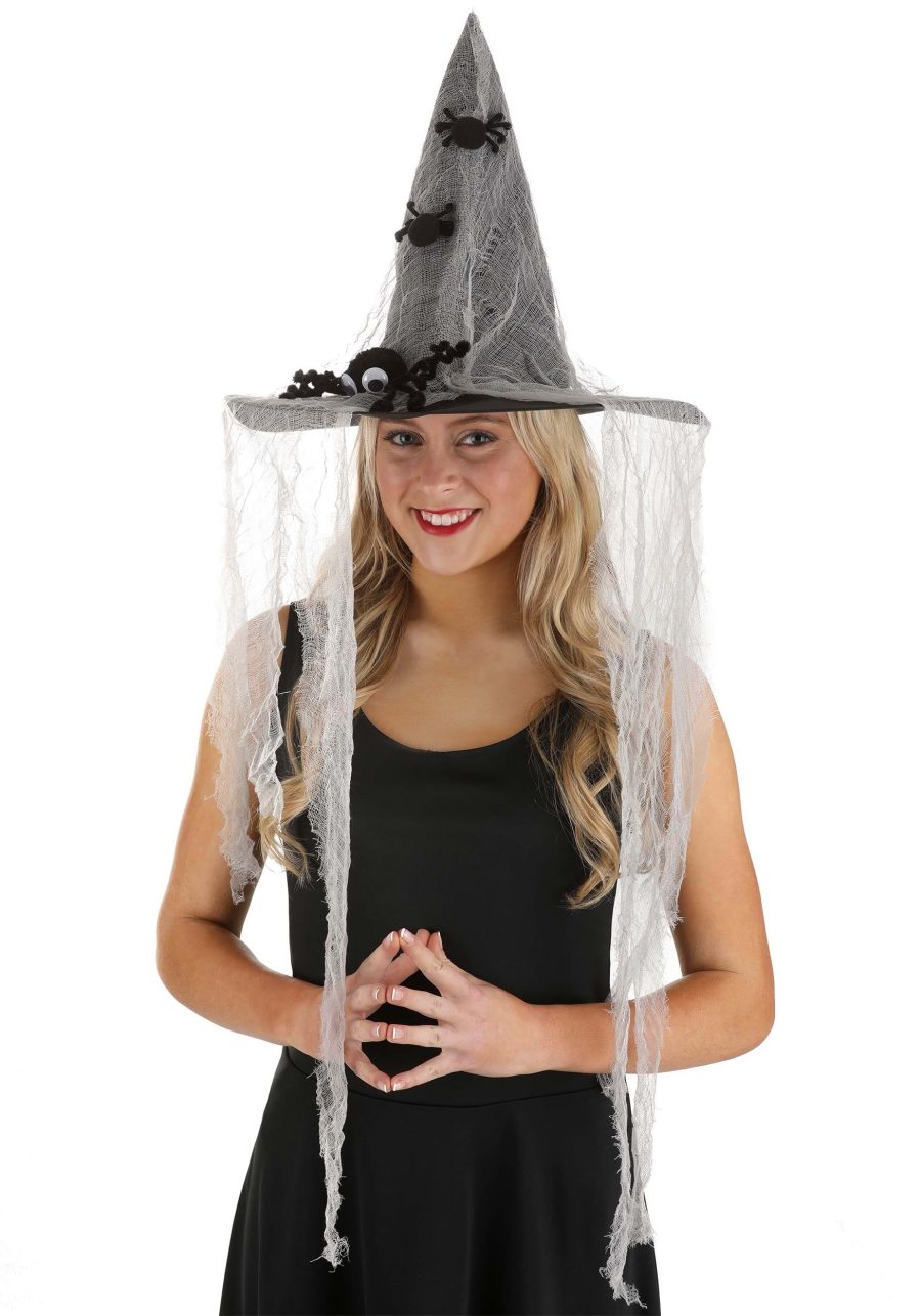 Women's Spider Witch Costume Hat