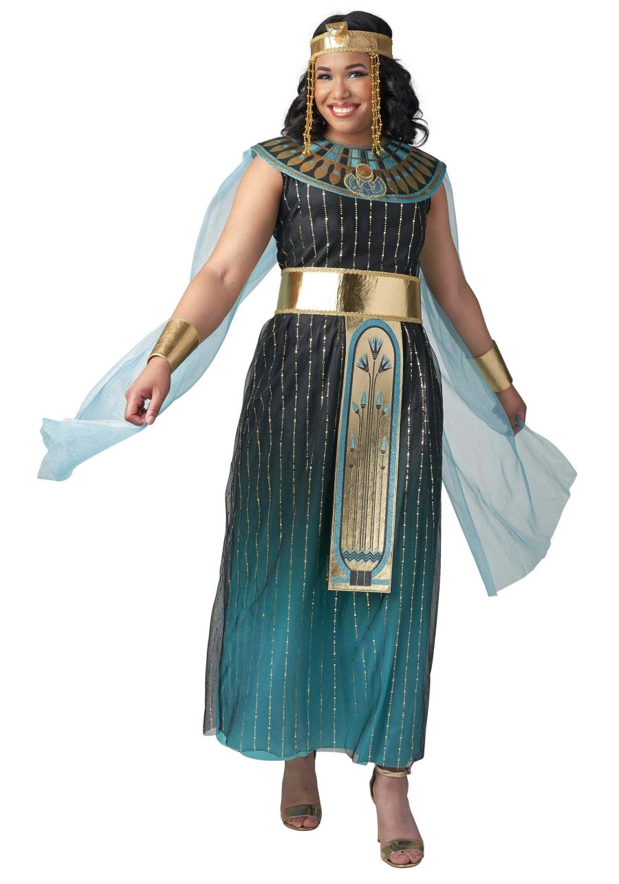 Women's Teal Ombre Cleopatra Costume