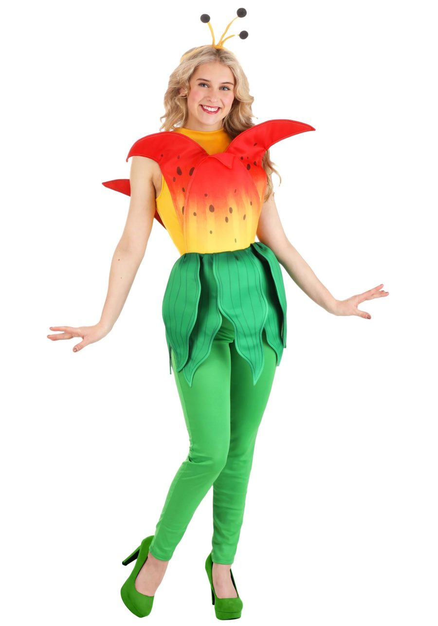 Women's Tiger Lily Flower Costume