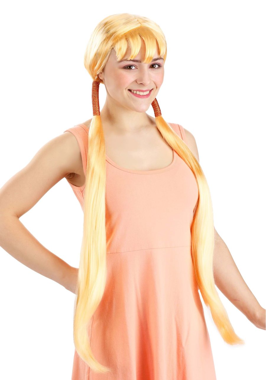 Women's Winx Club Stella Costume Wig