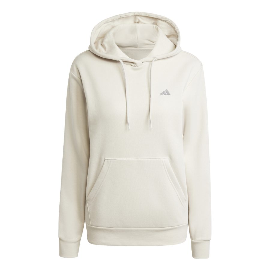 Women's hooded sweatshirt adidas Feel Cozy petit logo Essentials