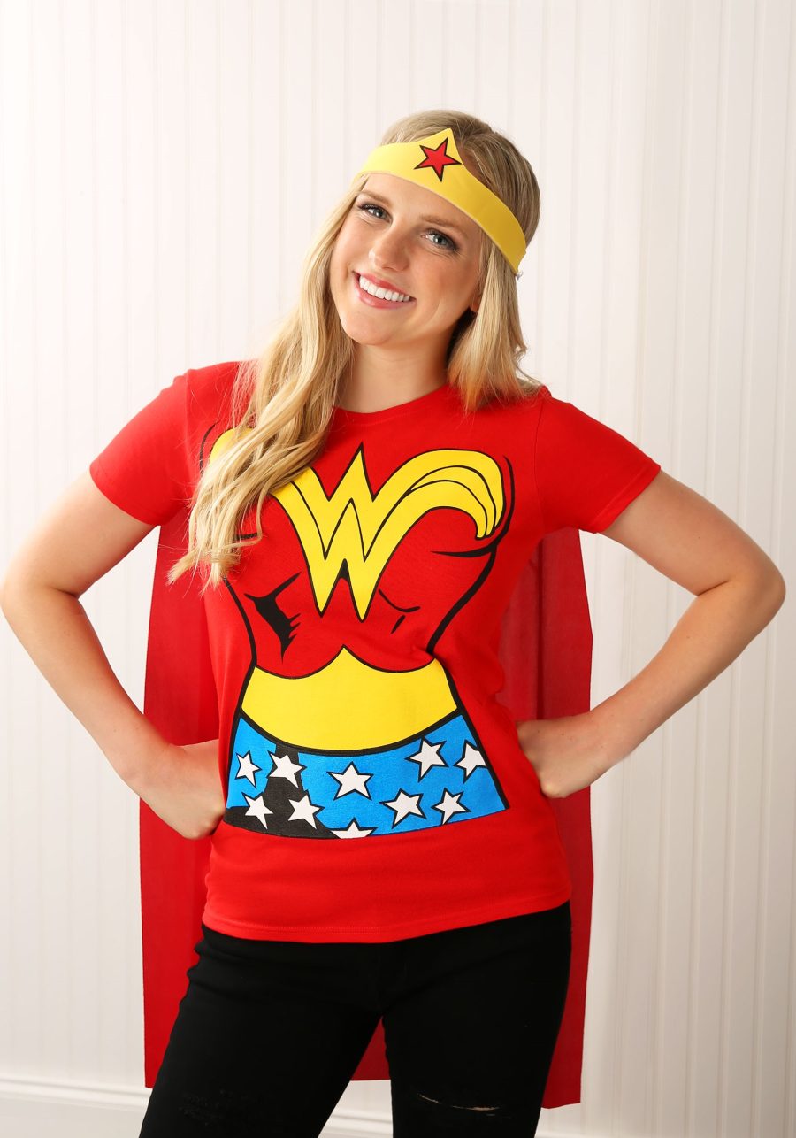 Wonder Woman T-Shirt Costume