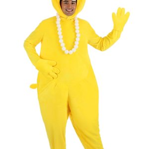 Yellow Hungry Hungry Hippos Costume for Adults