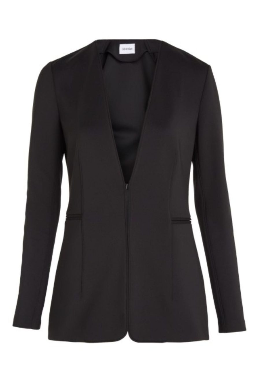 calvin klein TECHINICAL KNIT BLAZER