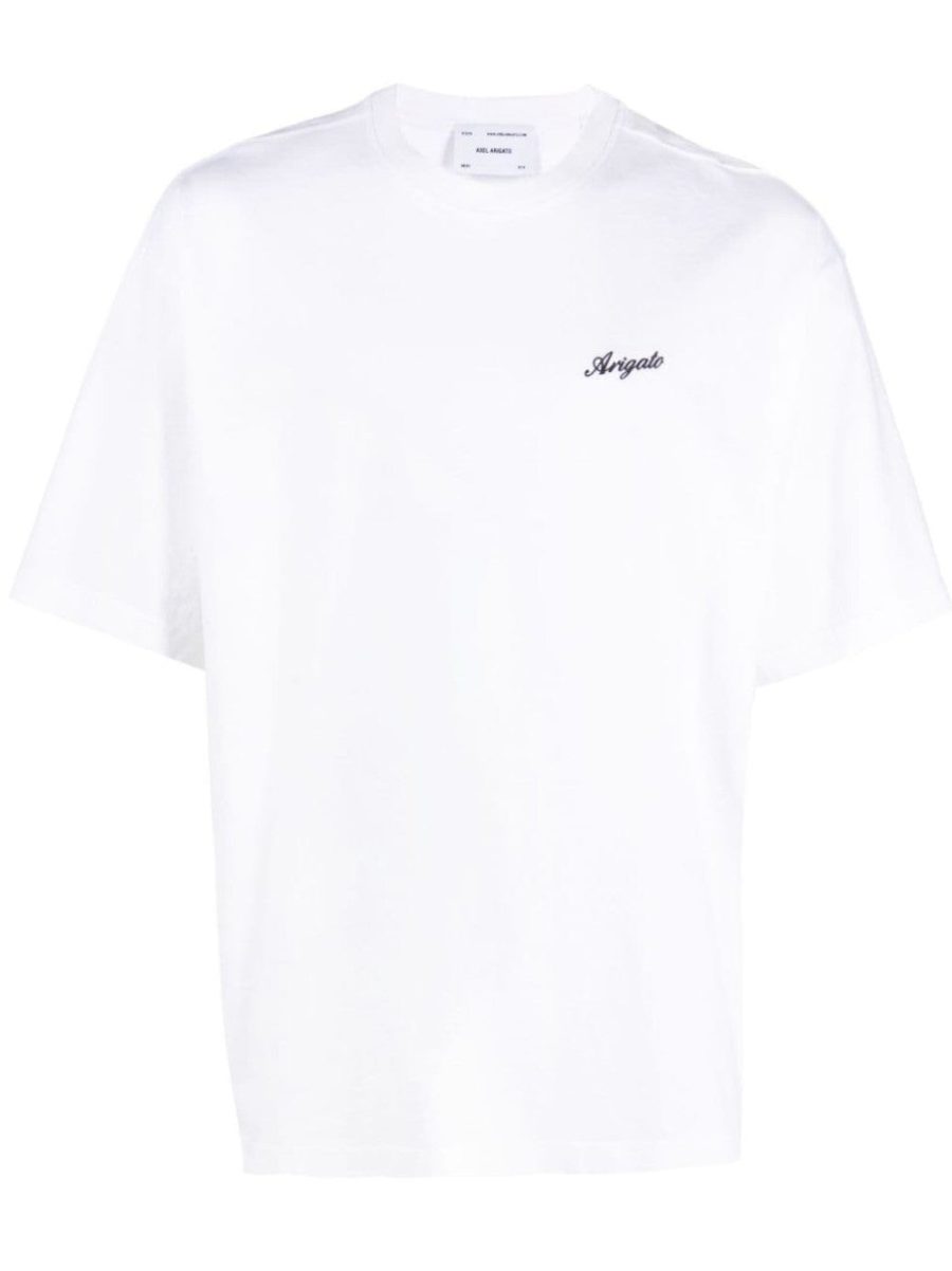 logo-embroidered T-shirt