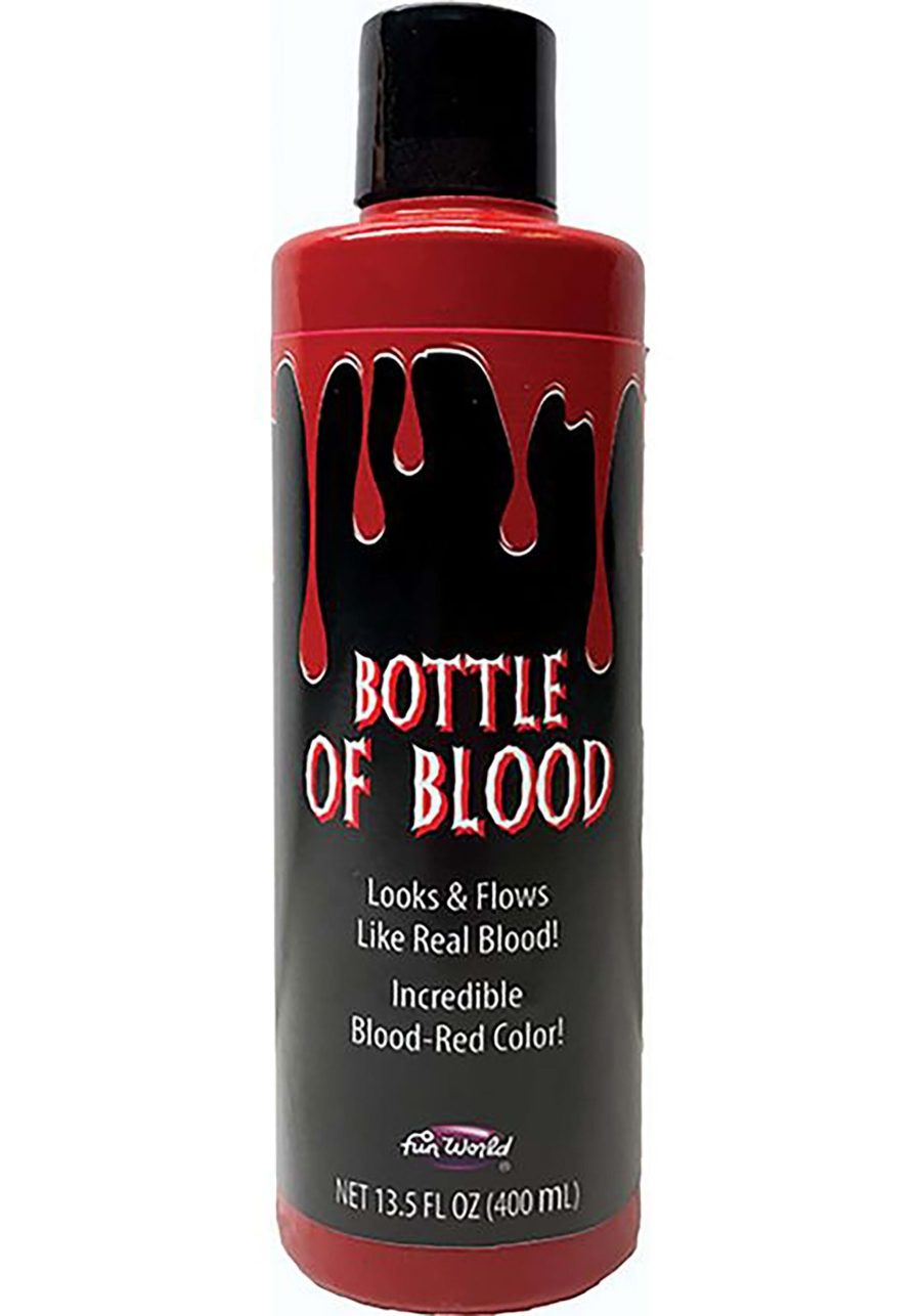 13.5 Fl Oz Vampire Costume Blood Bottle