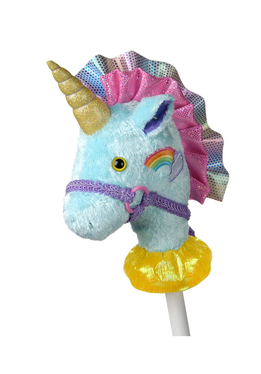 33 Inch Fancy Prancer Unicorn Horse on a Stick