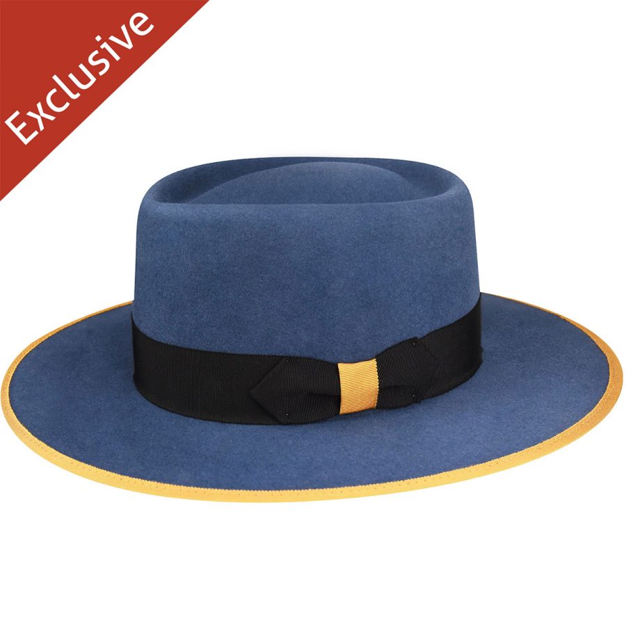 415 Fedora - Mirage Blue / L