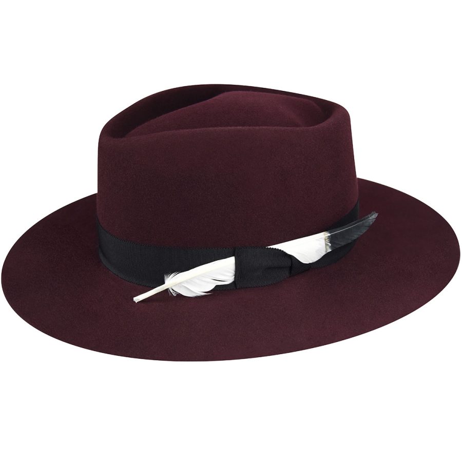 512 Fedora - Burgundy / L