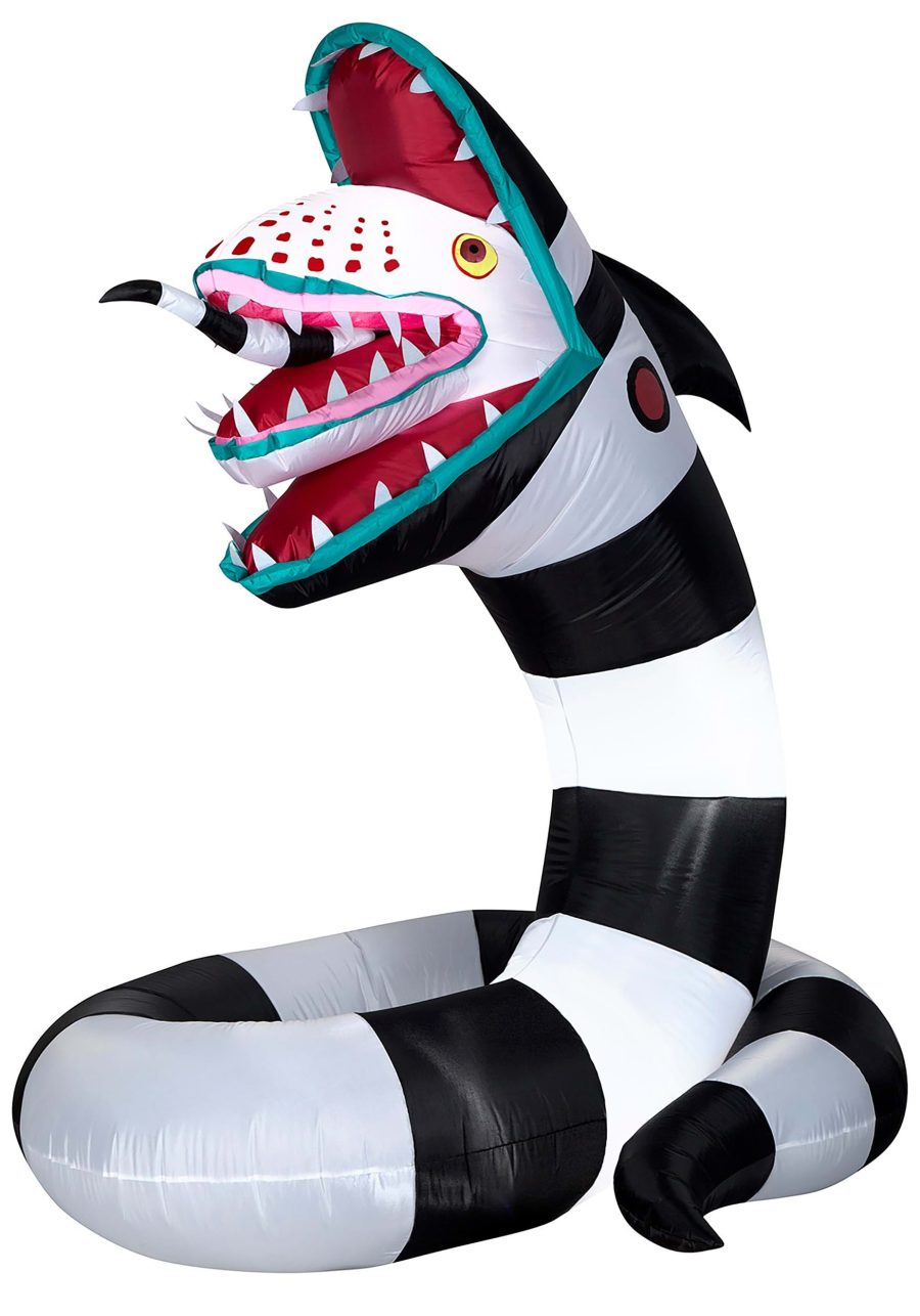 6 Foot Beetlejuice Sandworm Inflatable Decoration