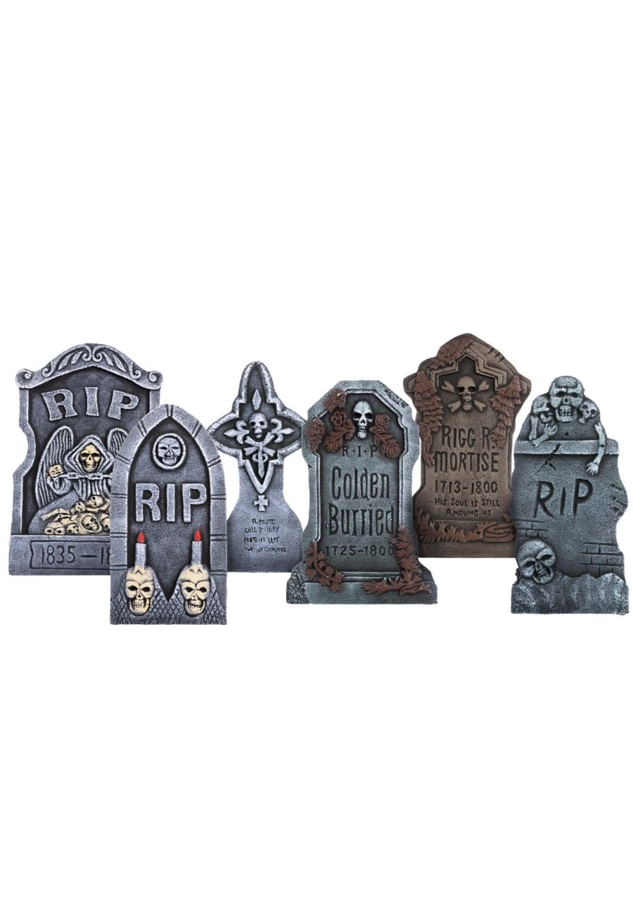 6 Piece Tombstone Decoration Set