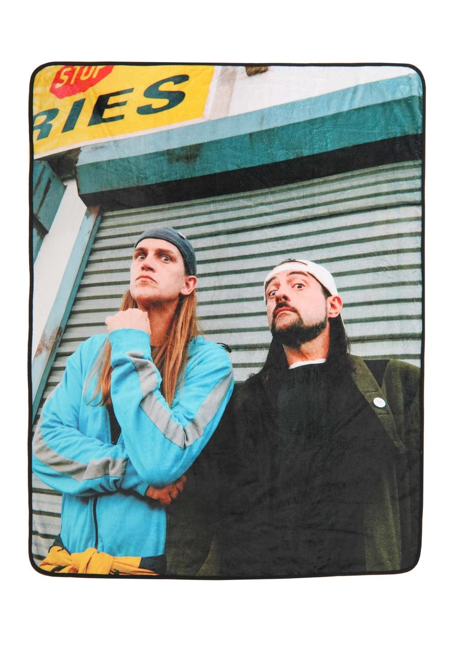 60 Inch x 48 Inch Jay and Silent Bob Throw Blanket