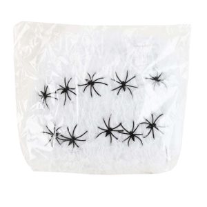 800 Square FT White Spider Web Decoration