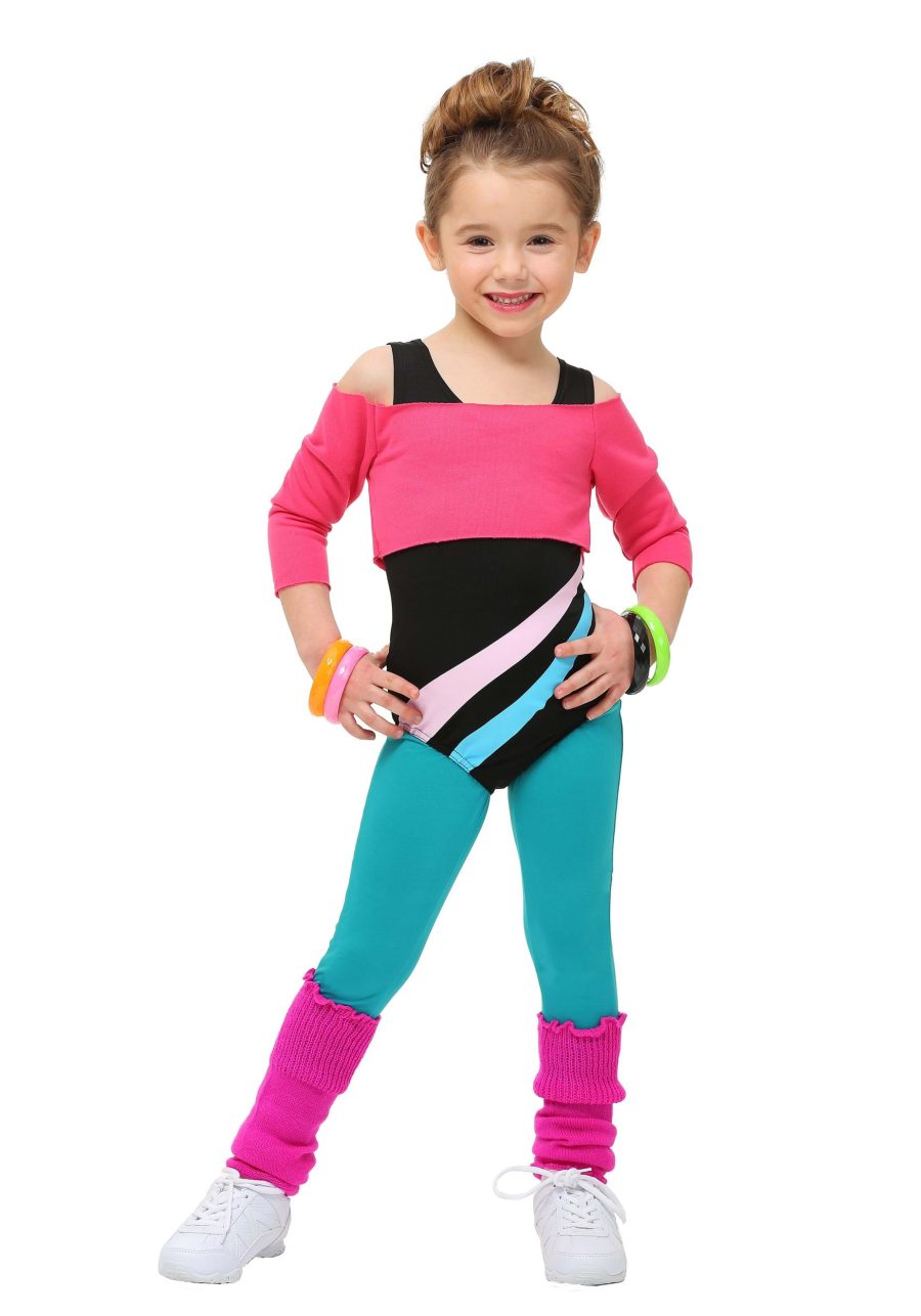 80's Workout Girl Costume for Toddlers