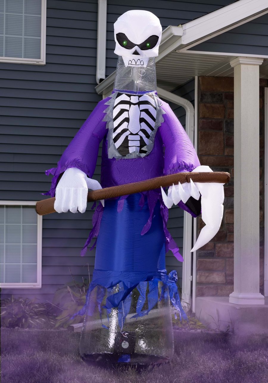 8FT Floating Skull Grim Reaper Inflatable Decoration