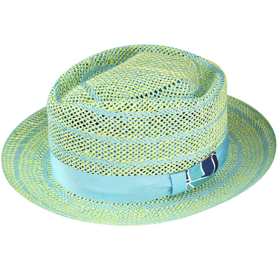 901S Fedora - Blue/Green/L