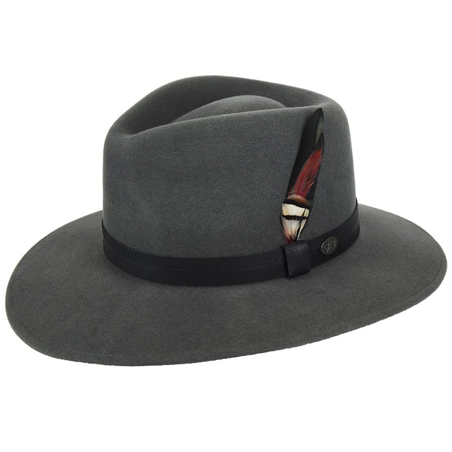 Abbott Fedora - Charcoal/M