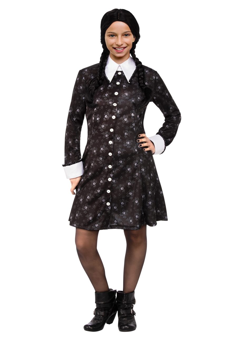 Addams Family Wednesday Girls Costume