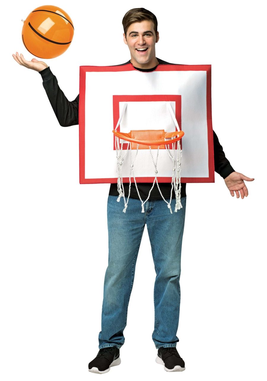 Adult Basketball Ball and Hoop Costume