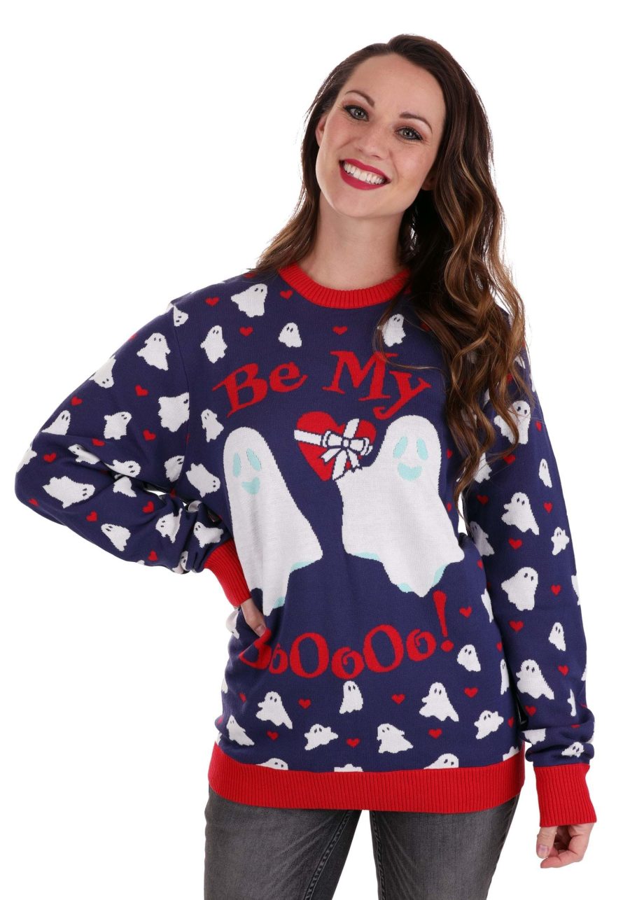 Adult Be My Boo Valentine's Day Sweater