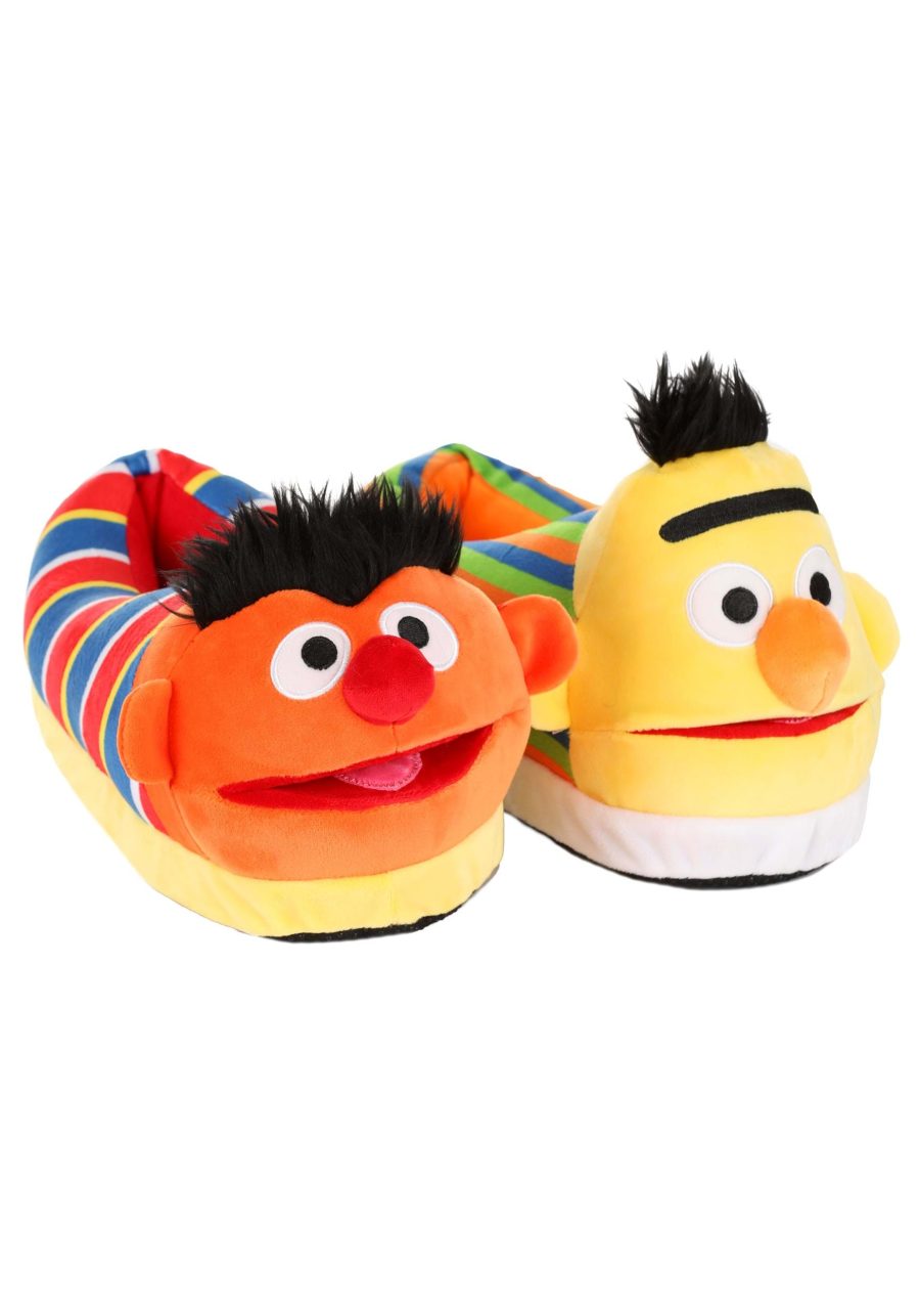 Adult Bert & Ernie Plush Slippers