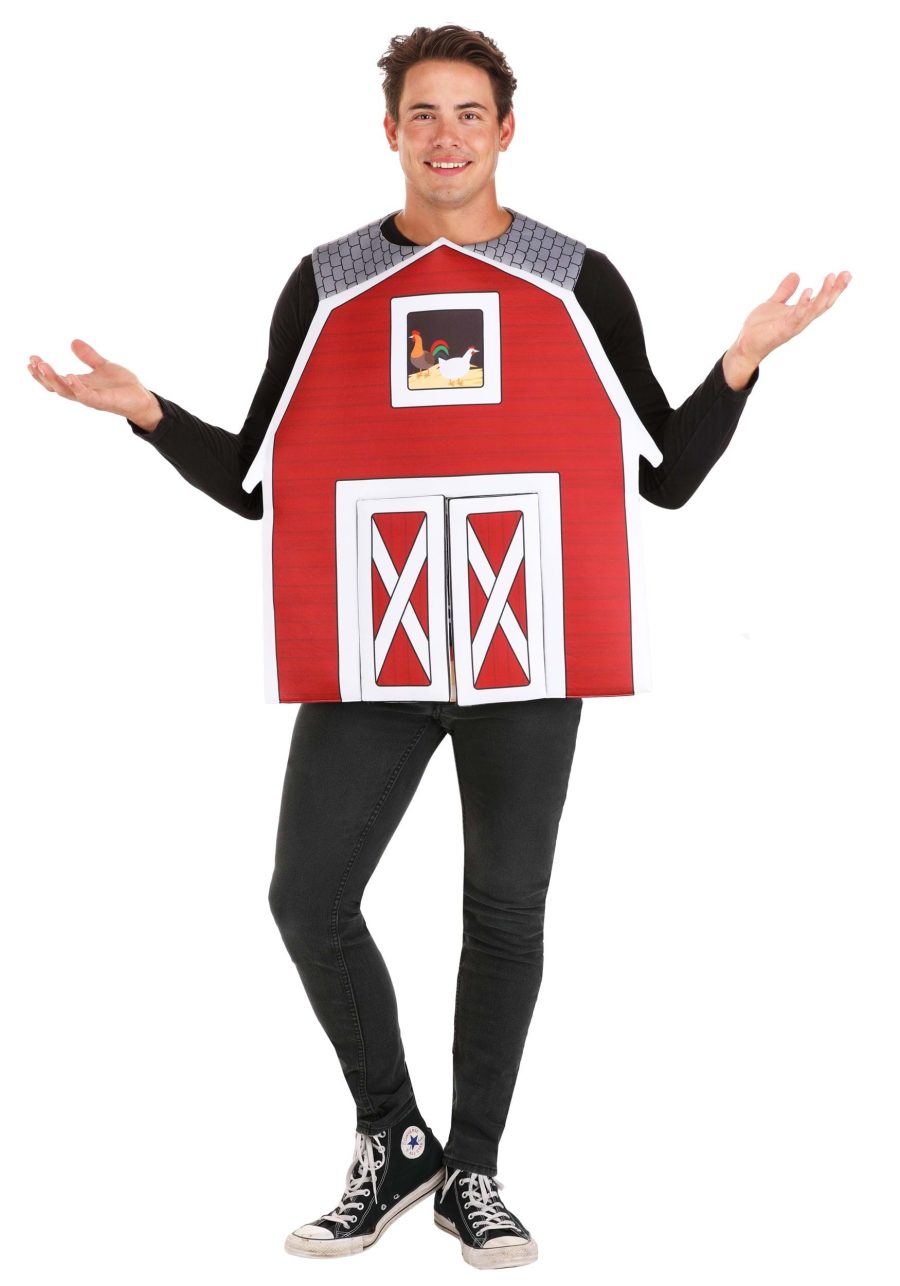 Adult Big Red Barn Costume