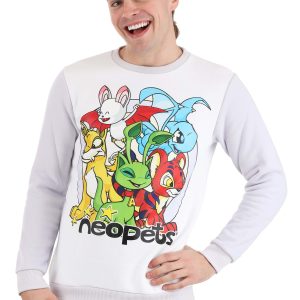 Adult Cakeworthy Classic Neopets Crewneck Sweater