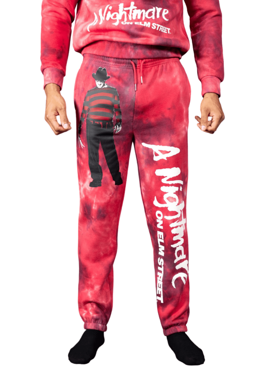 Adult Cakeworthy Nightmare on Elm Street Tie Dye Joggers