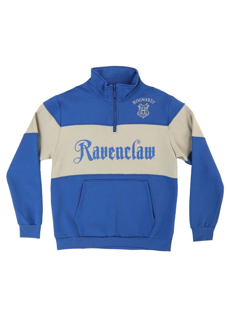 Adult Cakeworthy Ravenclaw 1/4 Zip Sweater