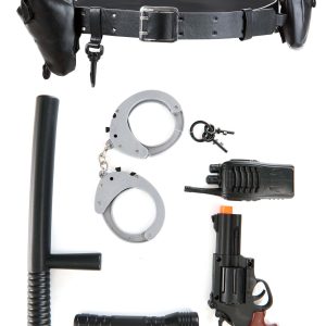 Adult Costume Cop Belt Accessory Set