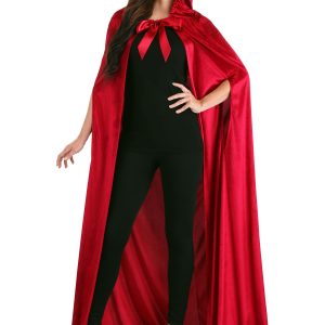 Adult Crimson Riding Costume Cloak