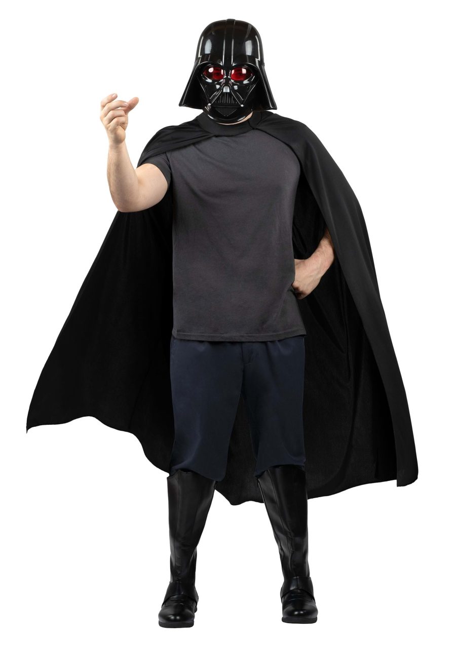 Adult Darth Vader Mask & Cape Set