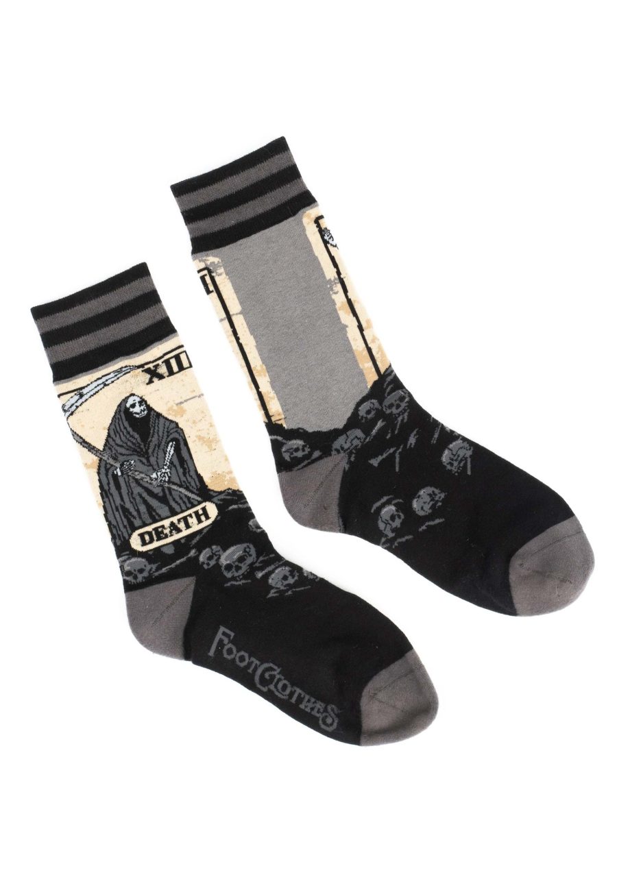 Adult Death Tarot Card Socks