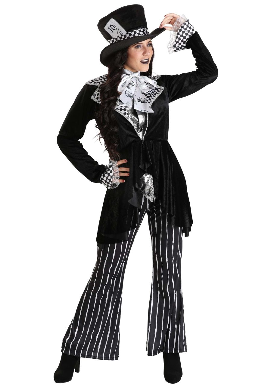 Adult Deluxe Dark Mad Hatter Costume