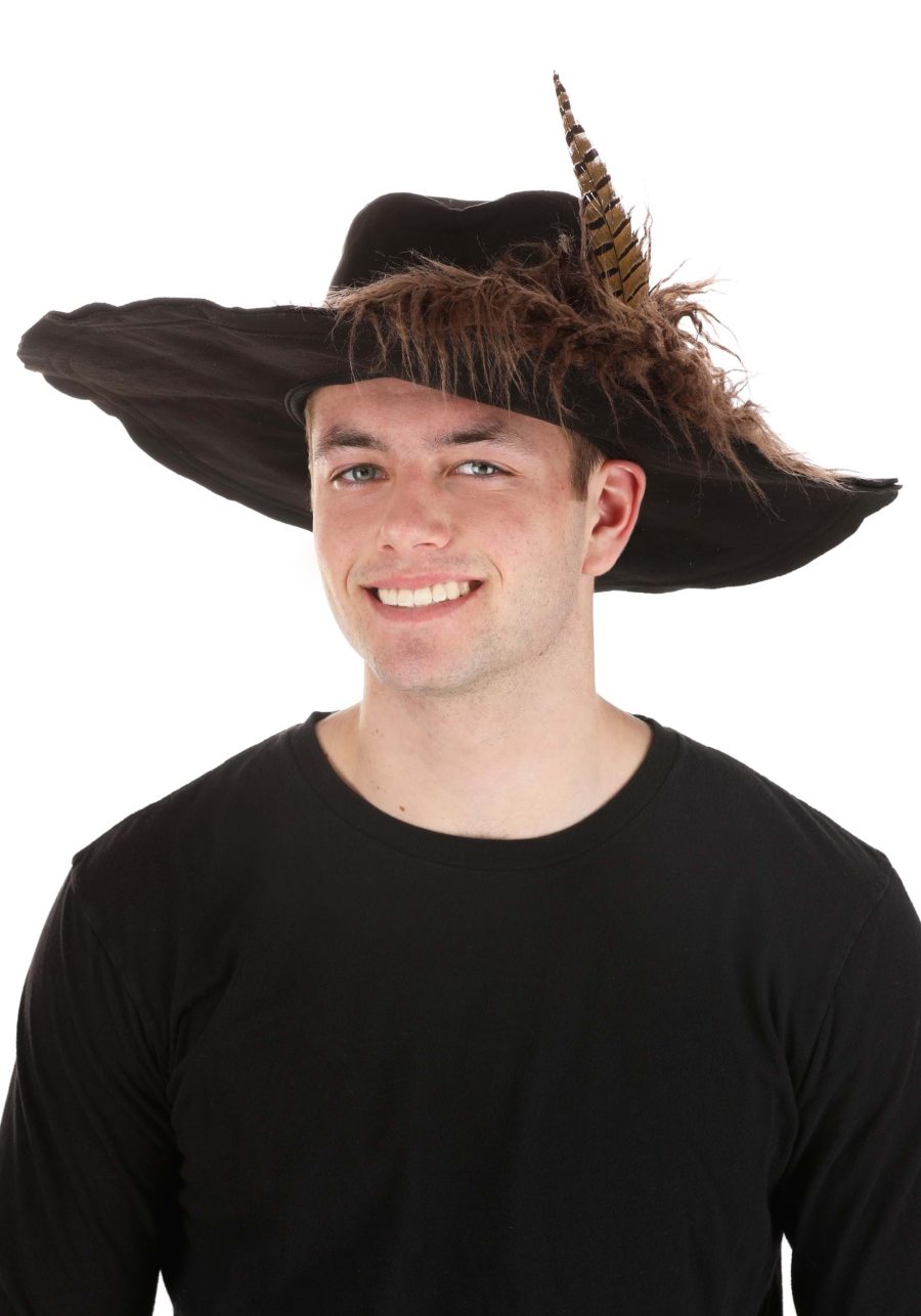 Adult Disney Barbossa Pirate Costume Hat with Feather