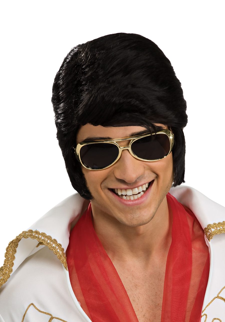 Adult Elvis Gold Sunglasses