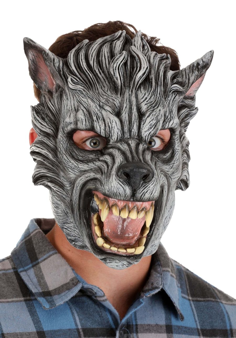 Adult Gray Wolf Mask