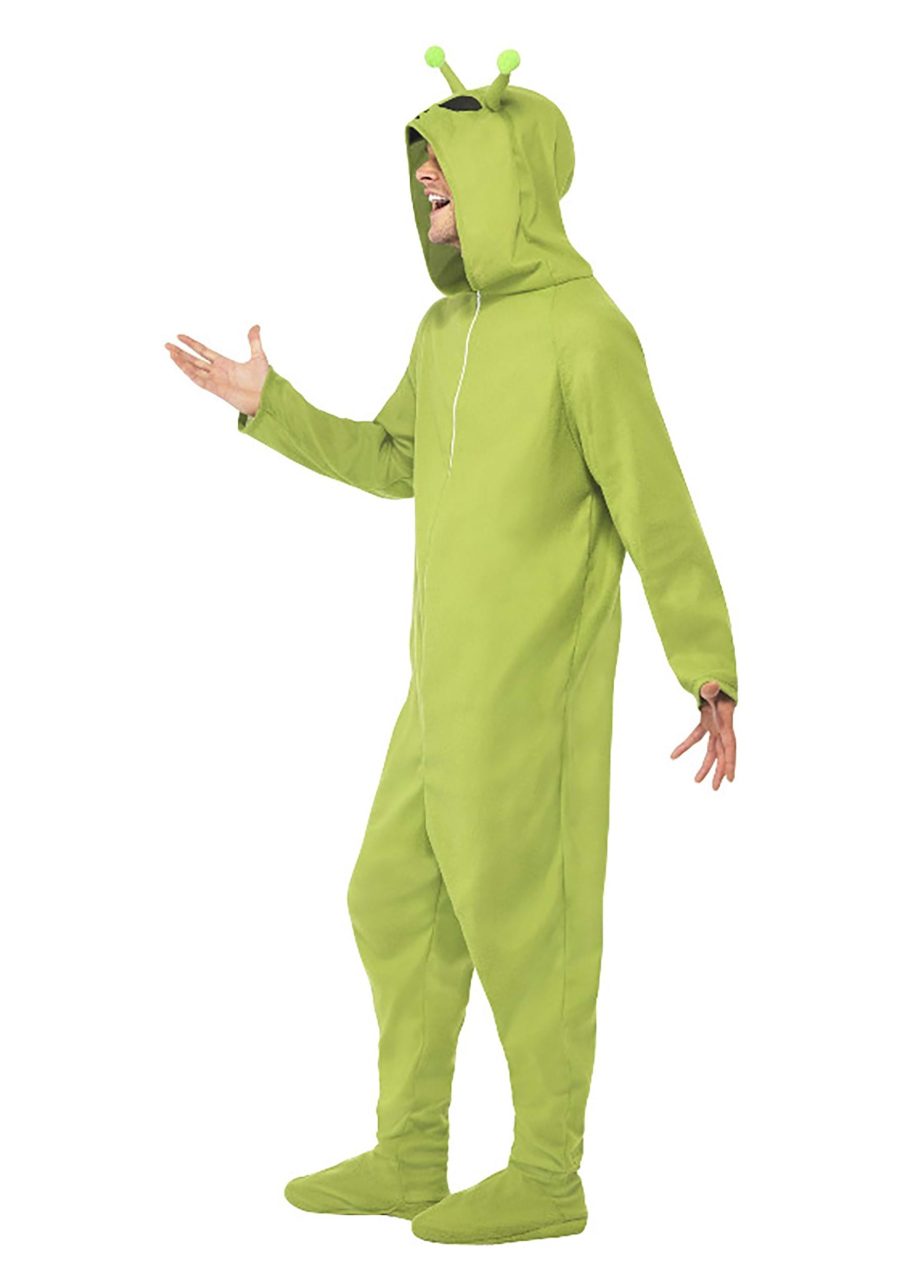 Adult Green Alien Jumpsuit Costume